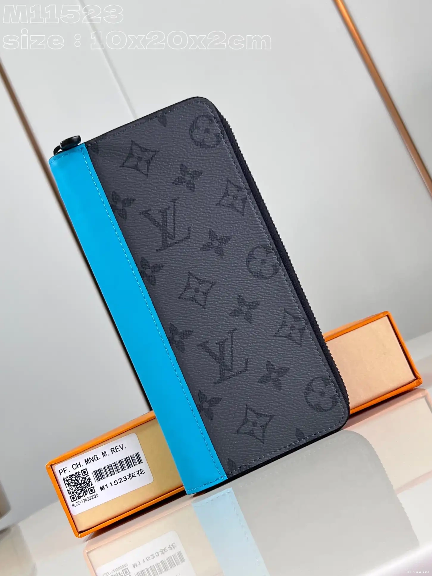 AAA Pruses Bags ZIPPY LOUIS WALLET-10*20*2 cm VUITTON 0630
